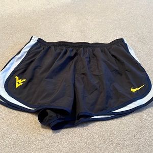 Nike WVU running shorts
